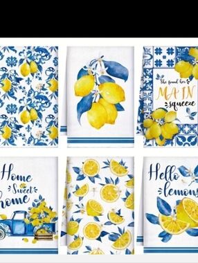 Kitchen Towels~ Bundle Of 6
